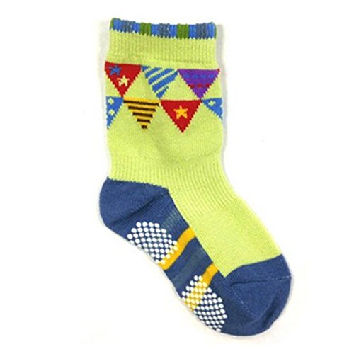 Wrapables Peek A Boo Animal Non-Skid Toddler Socks (Set of 3)4