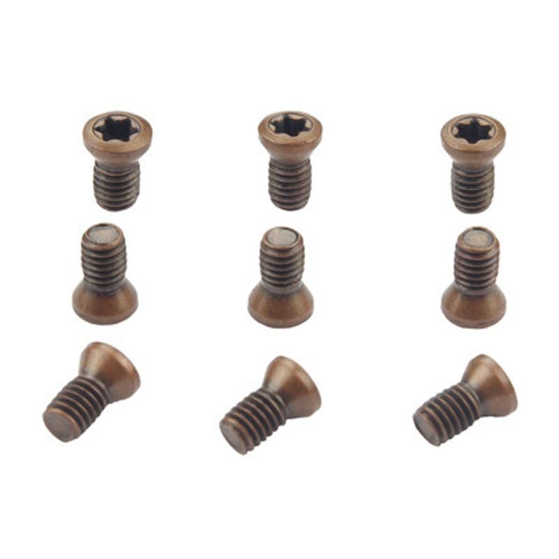 M2 M2.2 M3 M4 M4.5 M5Torx Bolts Bronze CNC Screw 12.9 Grade Plum Bossom Screws 10PCS - (Dimensions: M4.5x15mm)