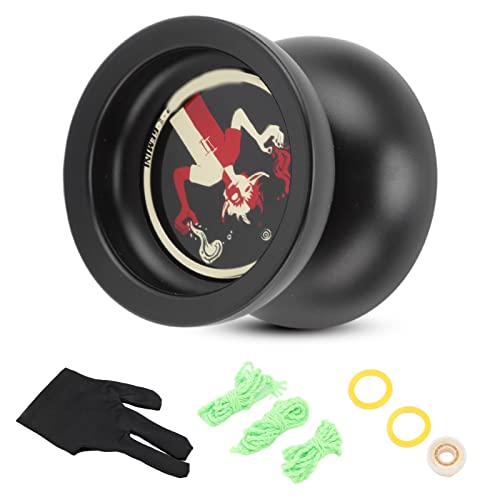 Aloy Yoyo Ball Toy - Tiempo de rotación Largo con rodamiento Estable en Forma de U para Principiantes y Jugadores avanzados Material Premium para la práctica y la Competencia