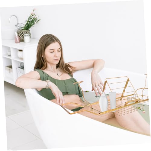 Étagère de bain extensible en acier inoxydable durable et chic
