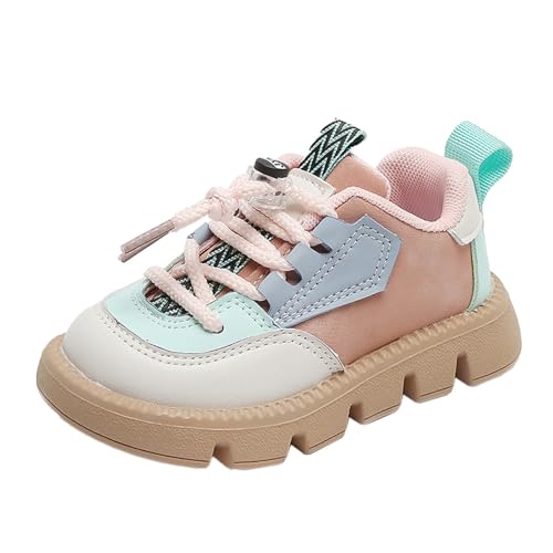 Kids Thick Sole Sport Shoes Non Slip Sneakers Girls Flat Bottom Comfortable Walking Shoes - Main Image