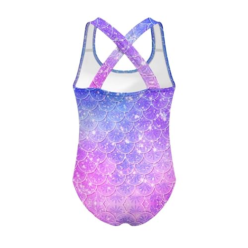 Image of Girls One Piece Swimsuits Size 5-14 Kawaii Gymnastics Leotard for Beach Vacations