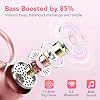Auriculares inalámbricos Bluetooth, 72 h de reproducción, estuche de carga inalámbrica, pantalla digital, con gancho, graves profundos 2.0, IPX7, para Android e iOS, entrenamiento 4