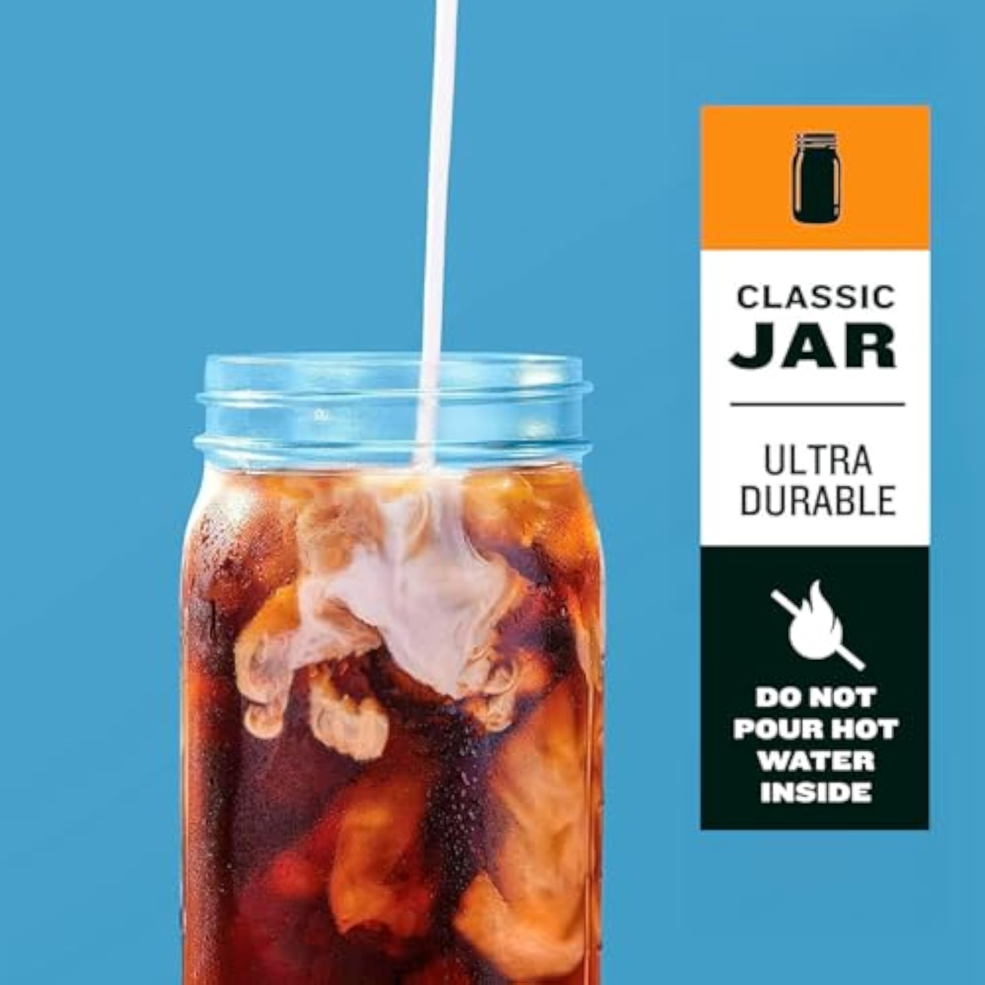 Cold Brew Coffee Maker with Flip Cap Lid, 2 Quart