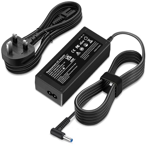 GBMGLRY 65W Laptop Charger (4.5 x 3mm),19.5V 2.31A Adapter Power Supply Compatible With HP Pavilion 11 13 15, Stream 11 13 14, 741727-001 Elitebook ProBook Notebook Folio,Envy,Spectre,Ultrabook
