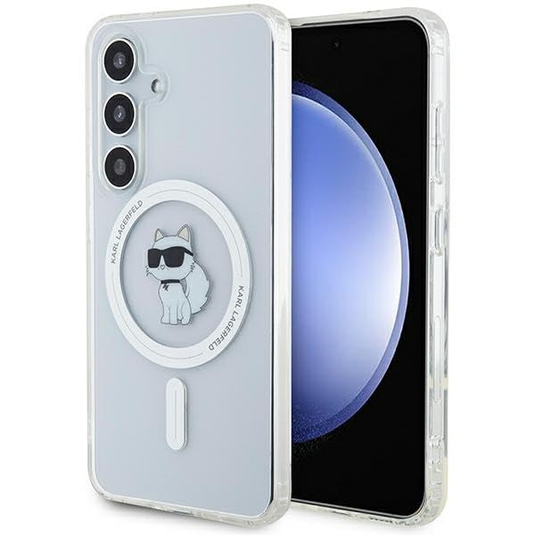 CG MOBILE Karl Lagerfeld KLHMS24SHFCCNOT Coque Rigide Transparente pour S24 S921