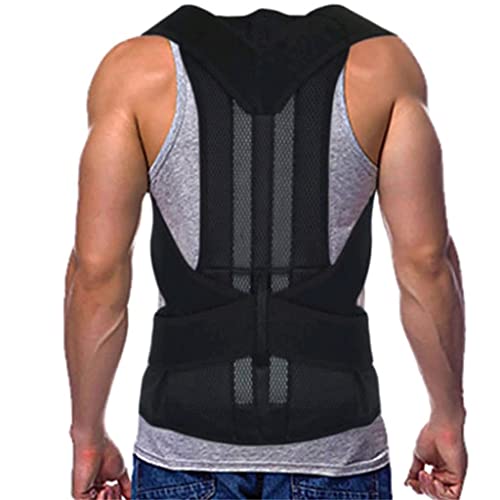 XS-5XL corrector de postura de talla grande mujeres hombres soporte para espalda cinturón de soporte para la espalda espalda soporte para clavícula espinal ortopédica ortopédica superior e inferior de