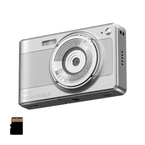 Cámara digital 4K HD para niños, videocámara para exteriores, zoom de sacudida, cámaras instantáneas O8C3 IPS con pantalla compacta de 2.8 fotos 16x