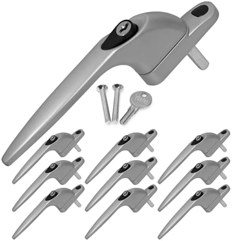 Yale UPVC Universal Window Handle Inline Locking Espag Double Glazing