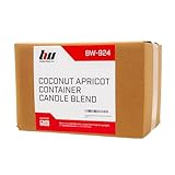 Blended Waxes, Inc. Coconut Apricot Wax for Candle Making, Nature-Sourced Single...