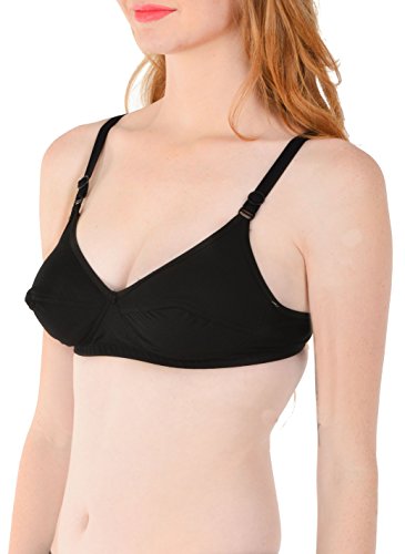 Image of Eve's Beauty Womens Basic Multicolor Bra-Pack of 3