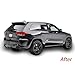 Full Bumper Kit For 2014-2020 Jeep Grand Cherokee SRT Complete Front & Rear Bumper Kit Side Skirts With Black Fog Lights