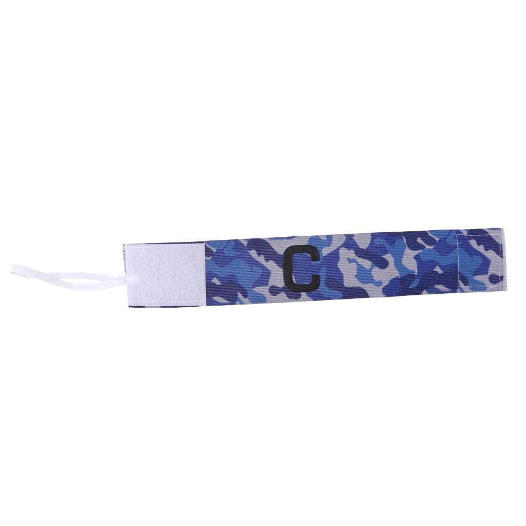 ATORSE Football Soccer Sports Arm Adjustable Bands Captain Armband #3 Blue-picture-33