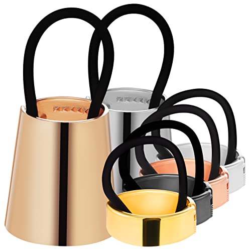Ipetboom 6pezzi Elastici Per Di Cavallo in Ad Anello Fermacoda Di Cavallo Per Donne e Bambine Accessori Per Leggeri e Portatili Per Vari Stili e