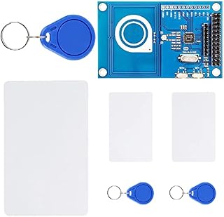 DAOKAI PN532 NFC Precise Reader Module 13.56MHz RFID IC Card Reader Near Field Communication Module + White Cards + Key Cards Read/Write Card Kit, for Arduino Raspberry PI