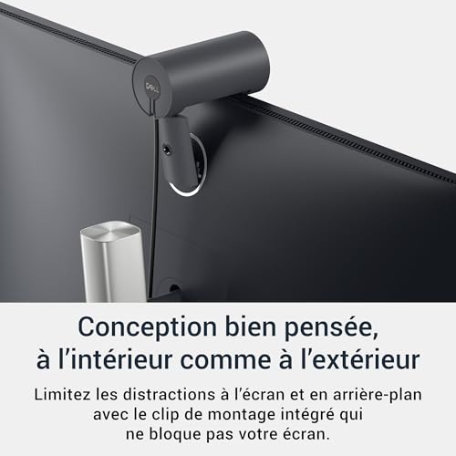 Webcam antibruit Dell WB5023 pour corriger la basse lumière - 3
