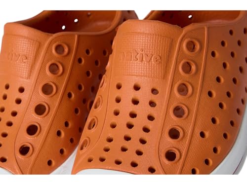 Native Shoes Unisex Kid Jefferson (Toddler/Little Kid) Mars Orange/Shell White 8 Toddler Medium