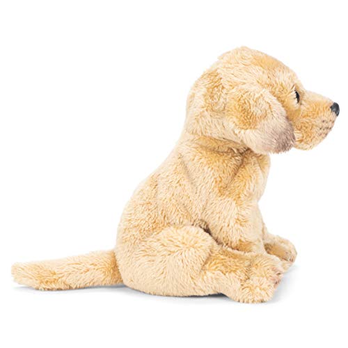 DEMDACO Yellow Labrador Soft Plush Stuffed Animal Figure Toy, 6 Inch, Golden Brown