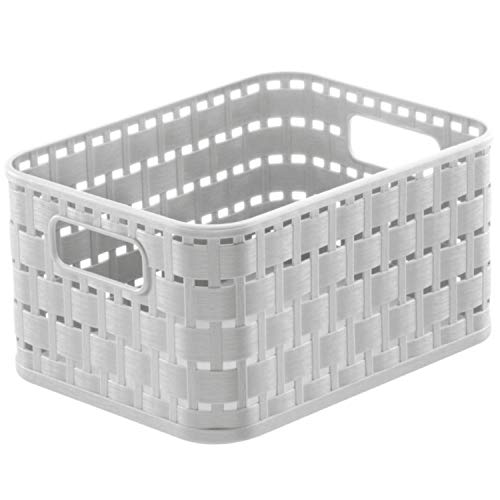 Rotho Country 3er-Set Aufbewahrungskiste 2l in Rattan-Optik