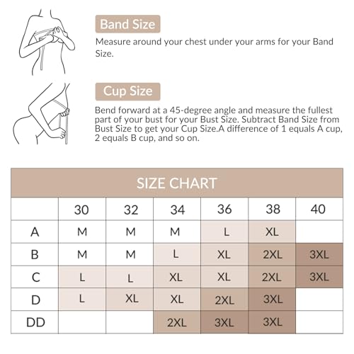 Women's Wireless Bra, Seamless Soft Push Up Bralettes, No Underwire Comfortable Full Coverage Everyday Bra - Image 6