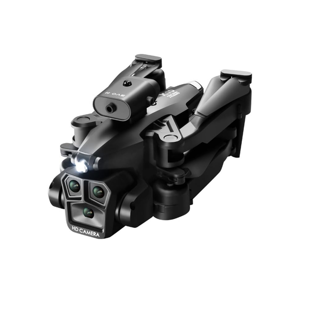 B,Single battery,drone pieghevole con telecamera per principianti e adulti - evitamento degli ostacoli in quattro direzioni, rotazioni a 360°, decollo/atterraggio con un solo tasto, rotazioni 3d
