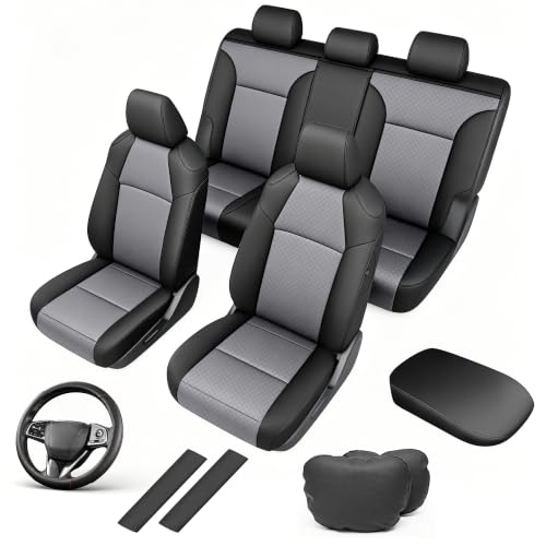 Image of AOMSAZTO Car Seat Covers for Toyota RAV4 2019-2025 Hybrid,Not for SE&XSE