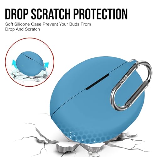 Image of Silicone Case Cover Compatible for OnePlus Nord Buds 3 | 3 Pro (Splendid Blue)