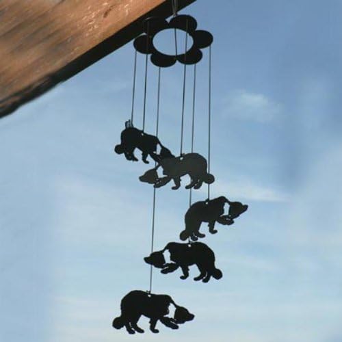 Profiles Border Collie Metal Wind Chime