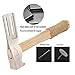 Magnetic Roofing Hammer - Hatchet Multifunctional Forged Iron Tool with Anti Slip Hemp Rope Handle, Magnet Nail Holder for Roofers, Construction