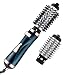 CkeyiN Spazzola Asciugacapelli Multifunzionale ，Spazzola Asciugacapelli Rotante 1000W，Spazzola Rotante e Asciugante per Volume，Capelli Ricci/lisci,Porta un Accessorio per Spazzola
