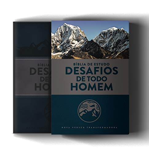 Bíblia de Estudo Desafios de Todo Homem NVT, Letra Regular, Capa ...