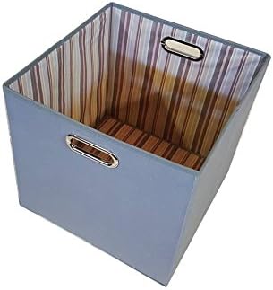 Heather Grey 9X11X10 Folding Storage BIN by ALEXI RICCI Storage with Style