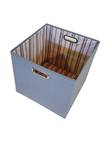Heather Grey 11X11X11 Folding Storage BIN by ALEXI RICCI Storage with Style