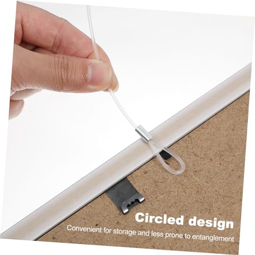 Fil invisible pour rideaux et cadres SHINEOFI solution anti-trace 24 cordes - 8