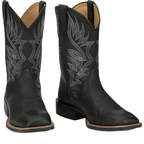 Justin �����Y Zeke Performance �E�G�X�^���u�[�c ���L�X�N�G�A�g�D - Un7132, �u���b�N, 9