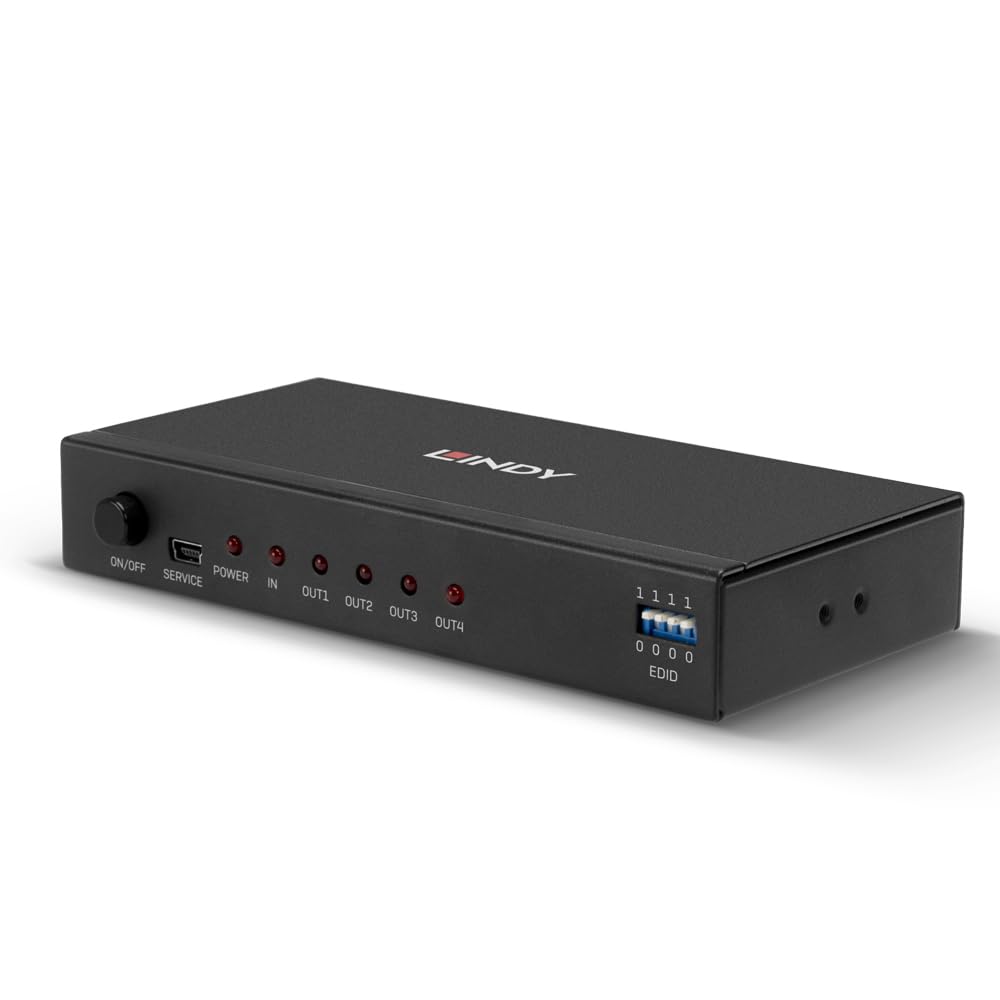 Lindy 38159 Splitter HDMI 4K 2160P30 3D, 4 Porte