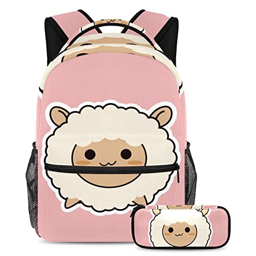 Sac à dos ordinateur léger motif singe dessin animé avec dos respirant