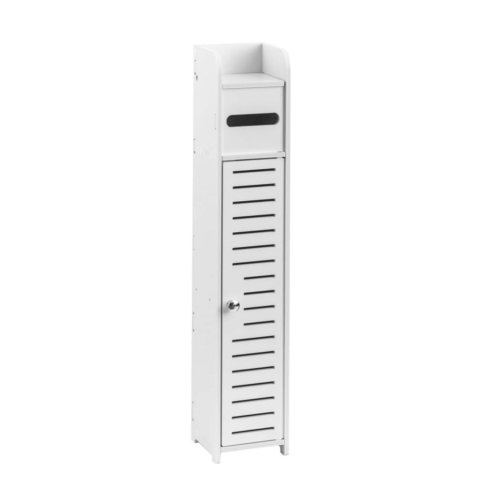 PaperTowel Holder, Toilet Paper Holder Stand,Small Bathroom Storage Cabinet for