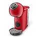 NESCAFÉ Dolce Gusto Genio S Plus von Krups, kompakte Kaffeekapselmaschine, 0,8 Liter Kapazitat, 1500 Watt, automatische Entkalkungswarnung, rot, KP3405