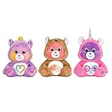 Care Bears Hoodie Snuggle Friends 3-Pack Set (Togetherness, Love-a-lot and Share)
