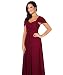 KRISP Vestido Fiesta Largo Talla Grande Boda Elegante Plisado Noche, (Burdeos (4815),...