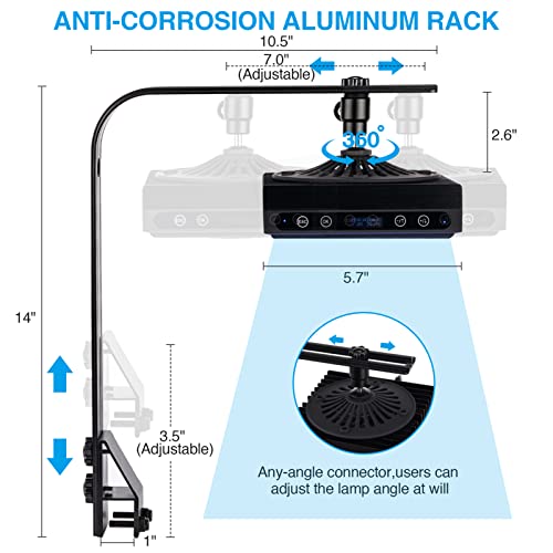 Aquarium-Light-60Watts-Reef-Light-for-Coral-Sunrise-Sunset-Moonlight-Fish-Tank-Light-with-Screen-Timer-for-Marine-AquariumSaltwater-Aquarium-Tanks-Corals