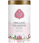 ELIAH SAHIL Shampooing bio en poudre Rose Volume | 100 g Shampoing en poudre d'environ 30 lavages I 100 % bio ze...