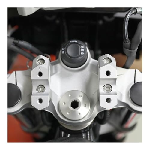 Abrazadera manillar F850GS para mejorar la postura y el confort en viajes largos de moto 6