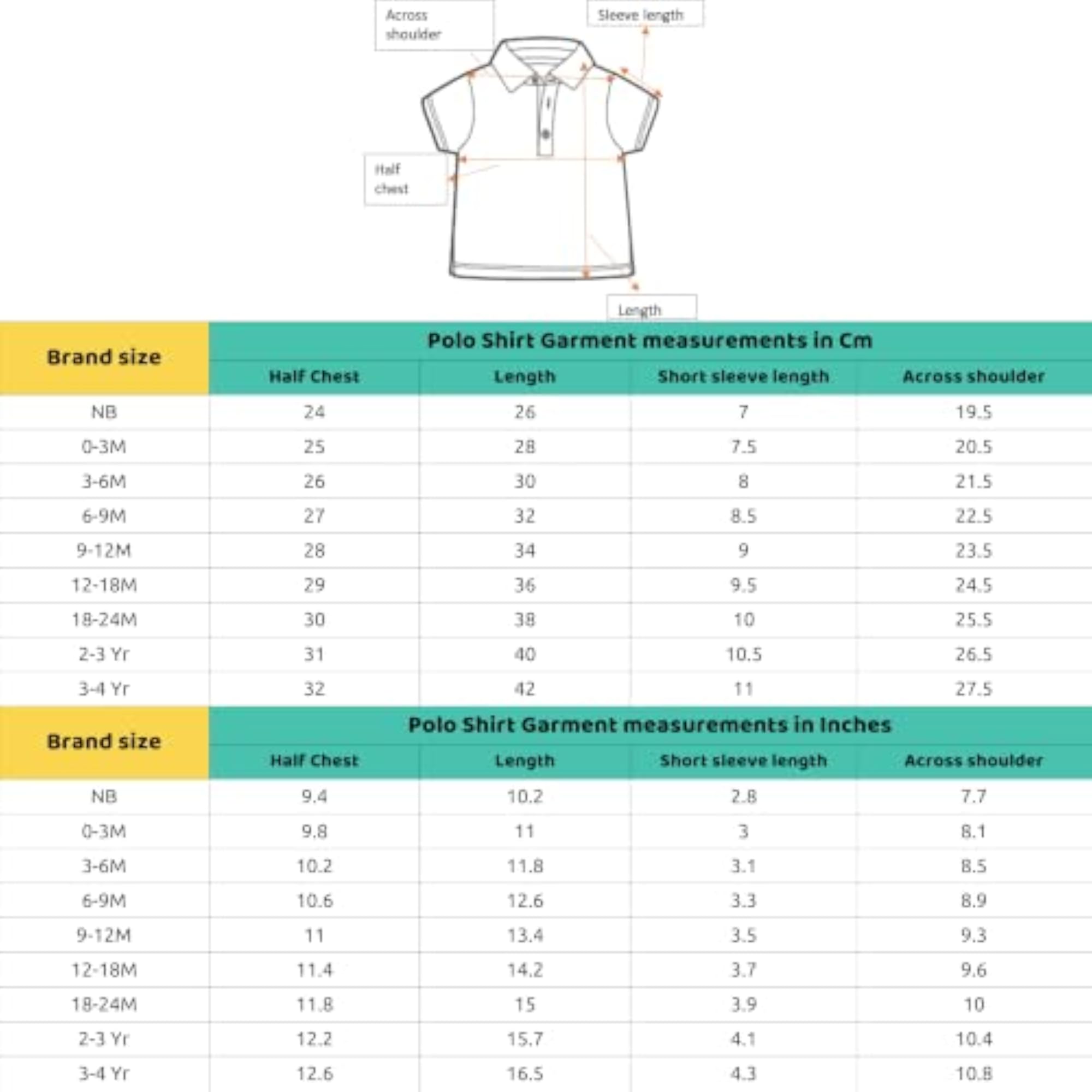 Full Sleeve Collar Knit Cotton Polo for 18-24 Months