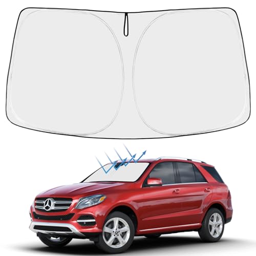 Image of Proadsy 2026 Upgrade Front Windshield Sunshade Foldable Sun Shade Sun Visor Custom Fit 2016-2019 GLE-Class Accessories