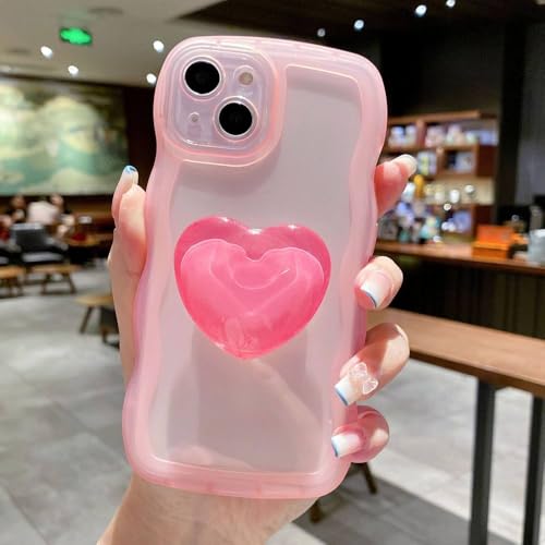 Coque iPhone 12 souple rose Wave Love idéale pour votre quotidien urbain