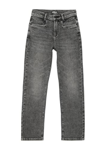 Jeans s.Oliver Junior Mom Fit de pierna recta para niñas en tono 94Z6