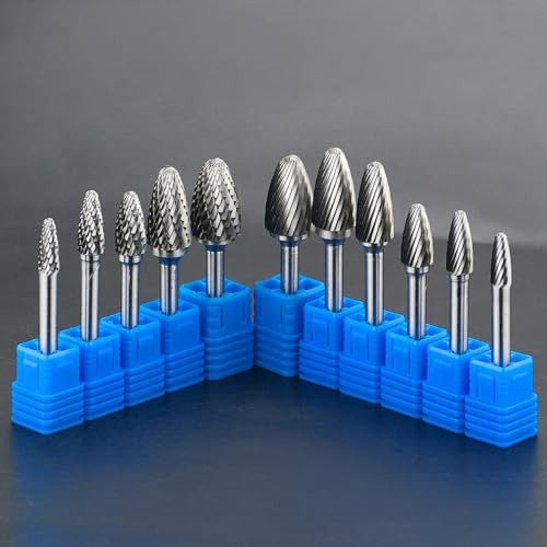 Fraise rotative F 14mm à tige droite pour outillage de gravure sur métal
