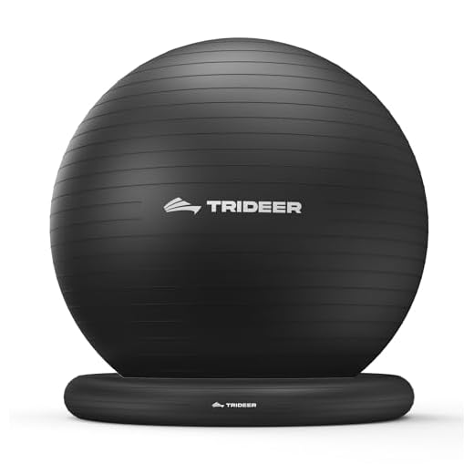 Trideer Exercise Ball Chair with Base